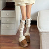 Ballet Style Bow Bandage Stockings Sweet Cool Girl Bunching Socks