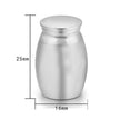 16x25mm Commemorative Relatives And Lovers Cremains Pendant Jar Earthen Jar Pet Cinerary Casket