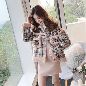 Lamb Plush Coat And Fur Coat Women