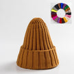 New Woolen Curly-brimmed Winter Warm Knitting Pointed Hats