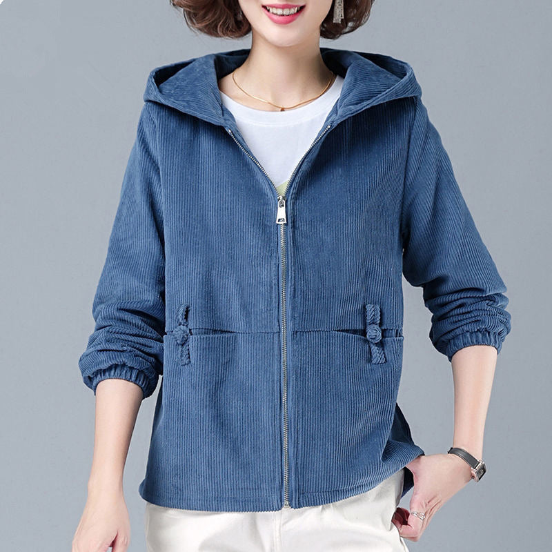 New Corduroy Women's Jacket Popular Leisure All-matching