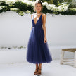 Strap Dress beach party dress Gauze Elegant