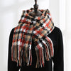 New Plaid Scarf Women Tassel Shawl Fashion