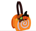 Halloween Pumpkin Bag Creative Halloween Cookie Candy Gift Bag Halloween Treat Or Trick Props Handheld Basket