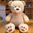 Solid Color Large Teddy Bear Plush Toy gift