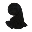 With Hat Monochrome Scarf Shawl Breathable