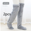 Over Knee High Fuzzy Long Socks Winter Warm Cold Leg Knee Joint Cold-proof Stockings Home Floor Sleeping Socks