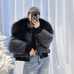 Women's Fashion Down Jacket Fur Coat