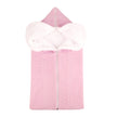 Wool Knitted Plus Fluff Sleeping Bag Baby Zipper Sleeping