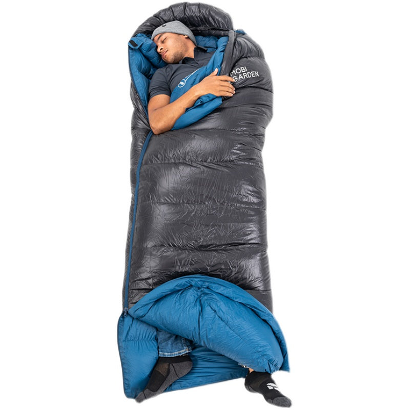 Outdoor Down Thickened Cold-proof Mummified Professional Camping Sleeping Bag