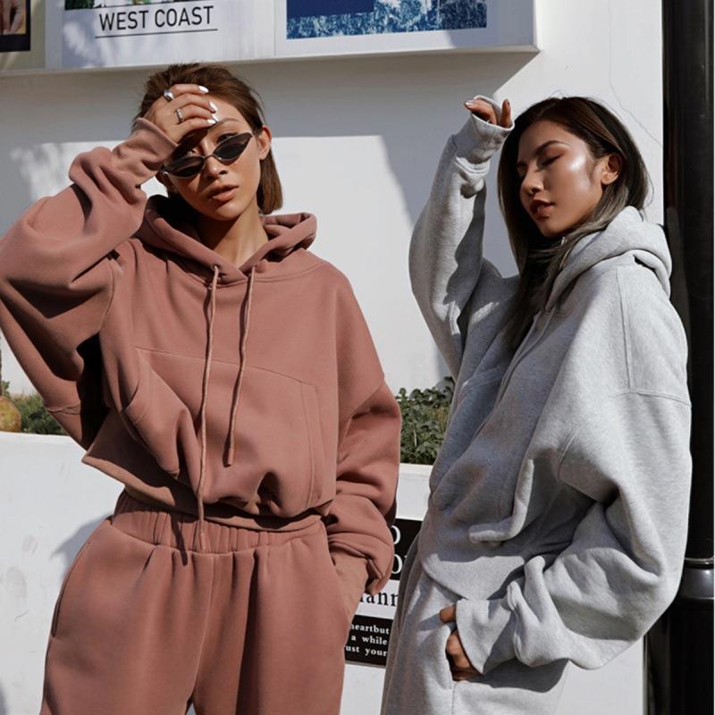 Women's New Casual Hoodie Coat Sports Suit