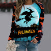 Print Sweatshirt Long Sleeve Pullover Tops Women