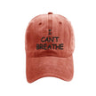 I can't breathe embroidered baseball caps