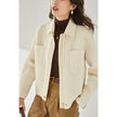 Lapel Wool Double-faced Woolen Coat Women