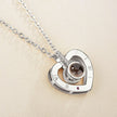 I Love You Necklace With Zircon In 100 Languages