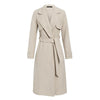 Solid woolen coat