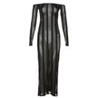 Striped Slim Dress For Women