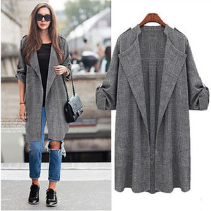 Casual suit trench coat