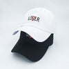 Curved eaves baseball cap track hat