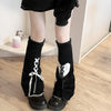 Leg Warmer Lolita Bow Hollow Out Pile Style Foot Sock