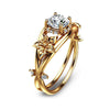 Jewelry Diamond Ring Creative Flower Jewelry Women