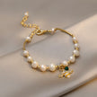 Baroque Freshwater Pearl Bee Bracelet Simple Personality