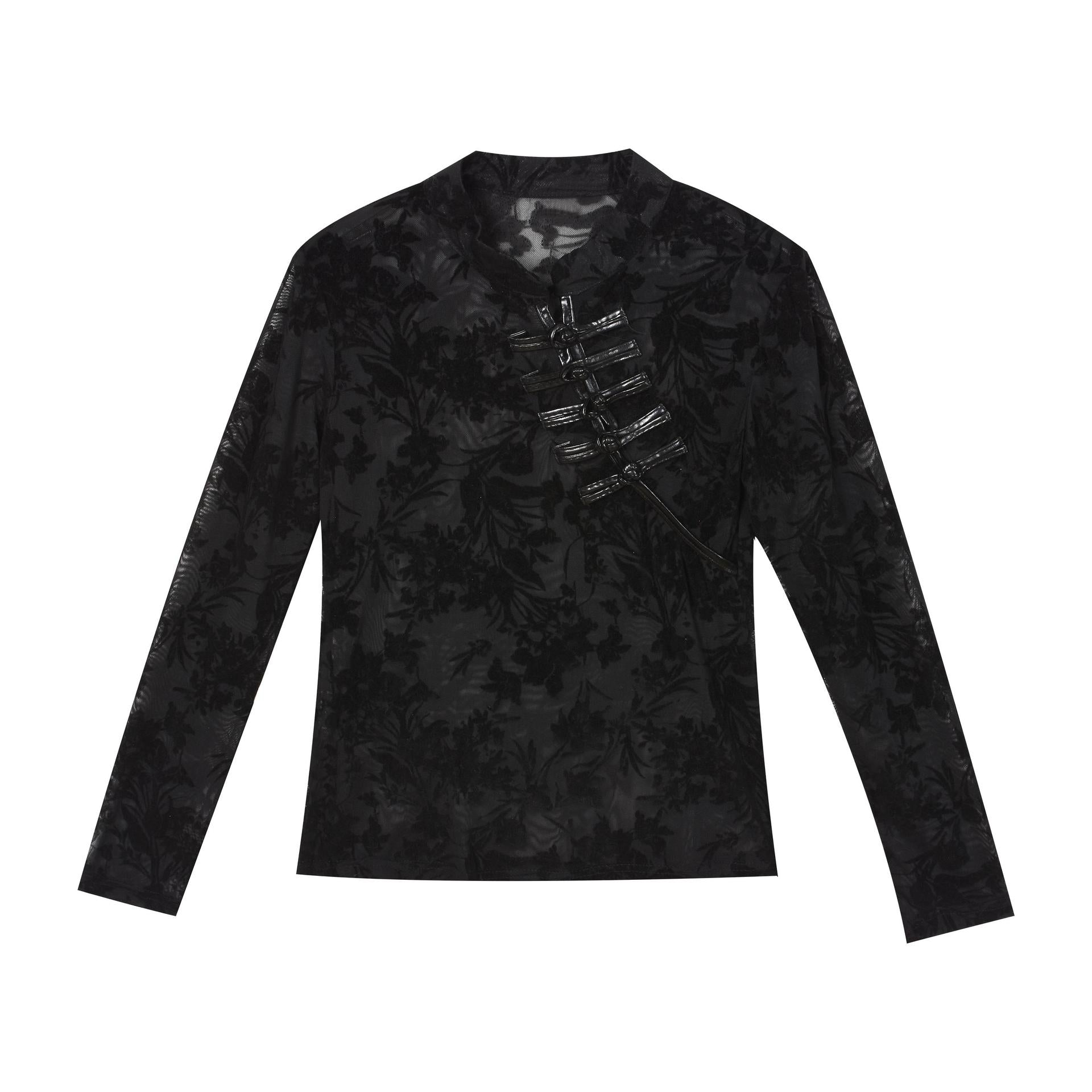 Alpscommerce Retro Sexy Lace Top Women