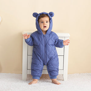 Baby Cotton Padded Coat Jumpsuit Winter Baby Cotton Padded Coat Cotton Coat Outerwear