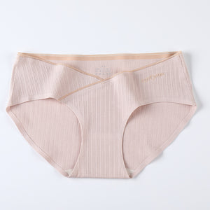 Silk Antibacterial Low Waist Underwear For Pregnant Women