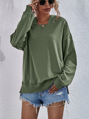 Women's Hoodie Sweatshirt Sports Casual Candy Color Long Sleeve Tops