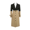 Alpscommerce Colorblock belt trench coat