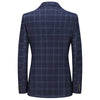 Casual Suit Men's Spring And Autumn New Middle-Aged Men's Business Plaid Small Suit