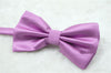 Men and women solid color bow tie