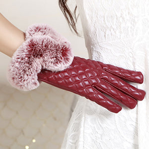 New Ladies Fur Gloves