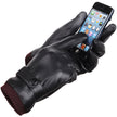 PU plus velvet warm gloves