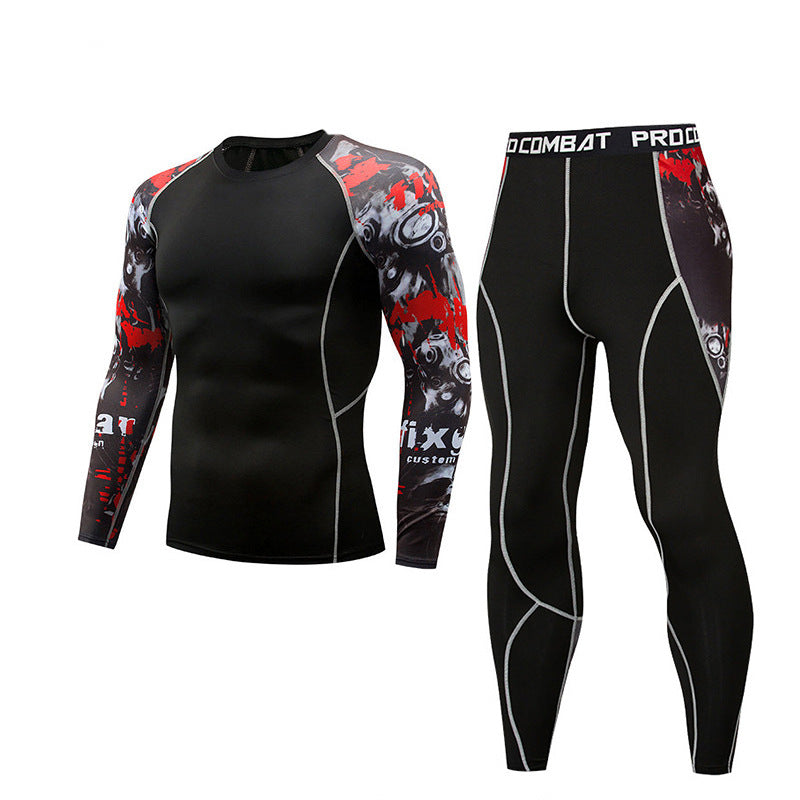 Sports tights men's suit