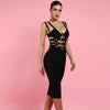 Women's Hot Style Sexy Sling Metal Buckle Hollow Bandage Dress Women