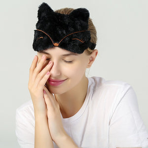 Cartoon Cute Plush Sleeping Eye Mask