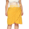 Cross straps beach skirt skirt