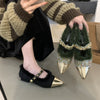 Version Of Pointed Mao Shoes Women Wear Velvet