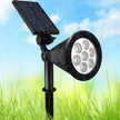 Solar Lawn Light LED Outdoor Waterproof Wall Light RGB Garden Light