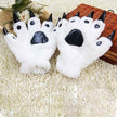 Christmas gift cute cartoon dinosaur gloves personality thick cotton gloves