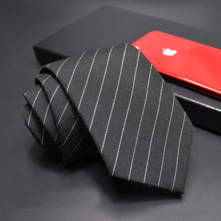 Striped men's tie