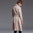 Extra Long Sweater Coat With Belt For Men