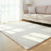 Living Room Rug Area Solid Carpet Fluffy Soft Home Decor White Plush Carpet Bedroom Carpet Kitchen Floor Mats White Rug