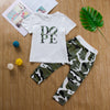 Children's European And American Summer Boys' Short-sleeved Shirt Camouflage Trousers Fashionable Two-piece Children's Clothing