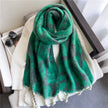 Winter Scarf Women Cashmere Warm Pashmina Solid Female Scarv