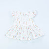 Baby Love Lvkong Dress Female Baby Fly Sleeve Flower Print Dress