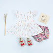 Baby Love Lvkong Dress Female Baby Fly Sleeve Flower Print Dress