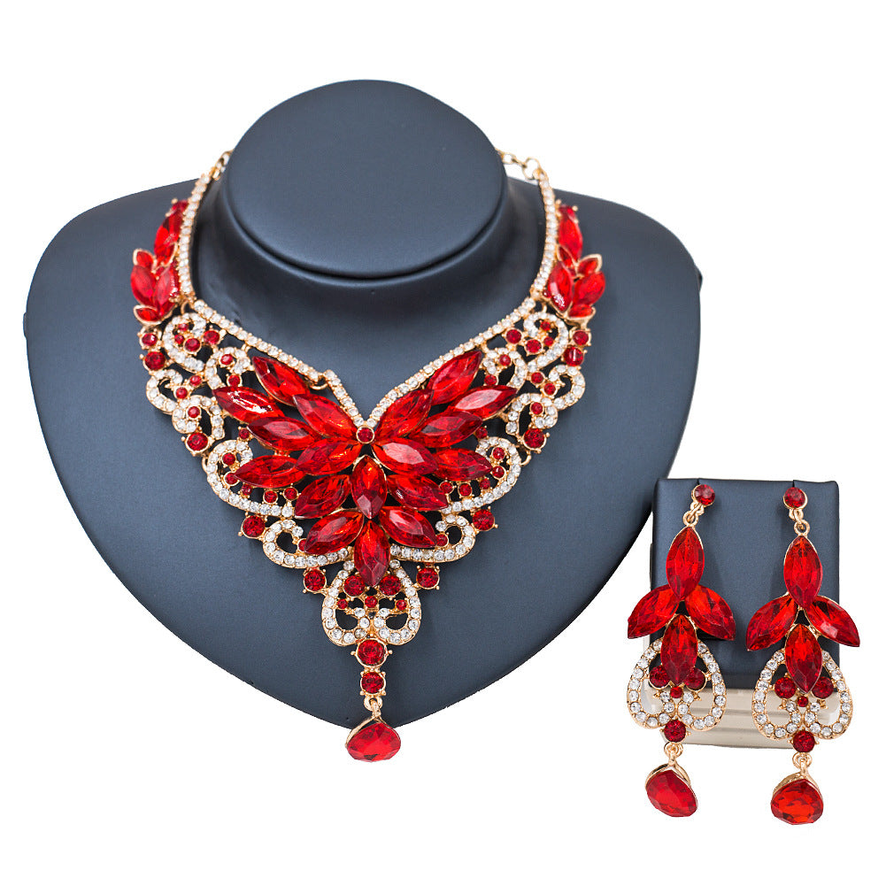 necklace earrings set of alloy manufacturers